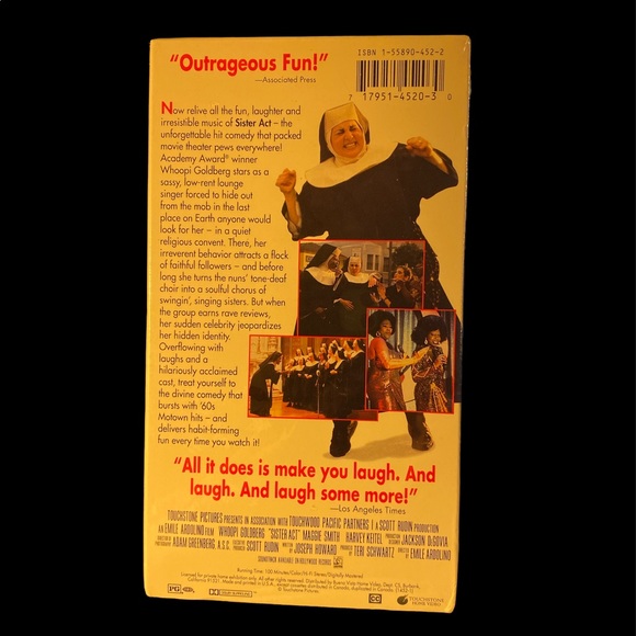Factory Sealed. Vintage VHS. Sister Act - Picture 2 of 2